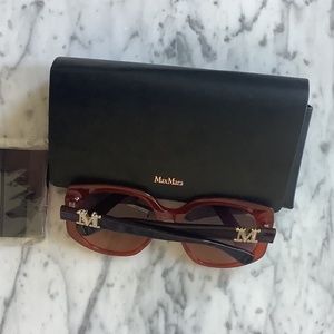 Max Mara 58mm Gradient Geometric Sunglasses